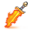 Flame Edge Icon 32x32 png